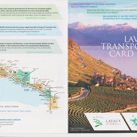 "Les Echalas" Appartement Independant Avec Cuisine En Lavaux Unesco Шебр Екстериор снимка